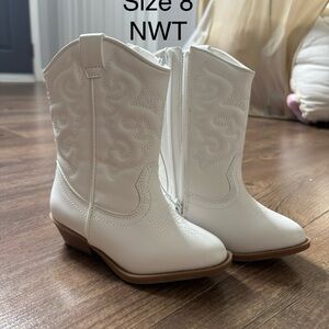 Toddler White Cowboy Boots